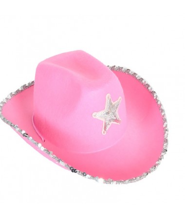 Pink cowgirl hat with star BUY